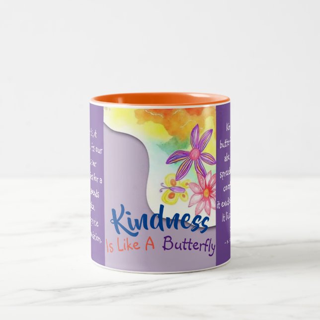 Kindness Is Like A Butterfly Coffee Mug (Center)
