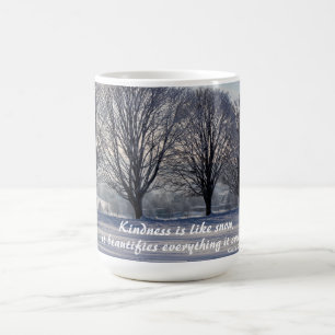 Kindness is Like Snow - Kahlil Gibran Quote Coffee Mug