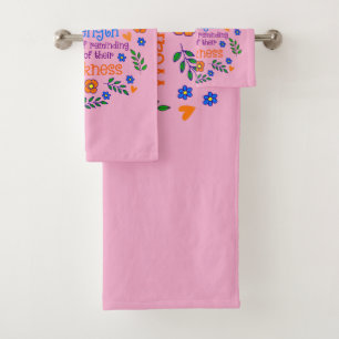Kindness Is Loaning Someone Your Strength Bath Towel Set