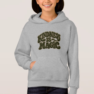 Kindness Is Magic 3D Groovy Kids Pullover Hoodie