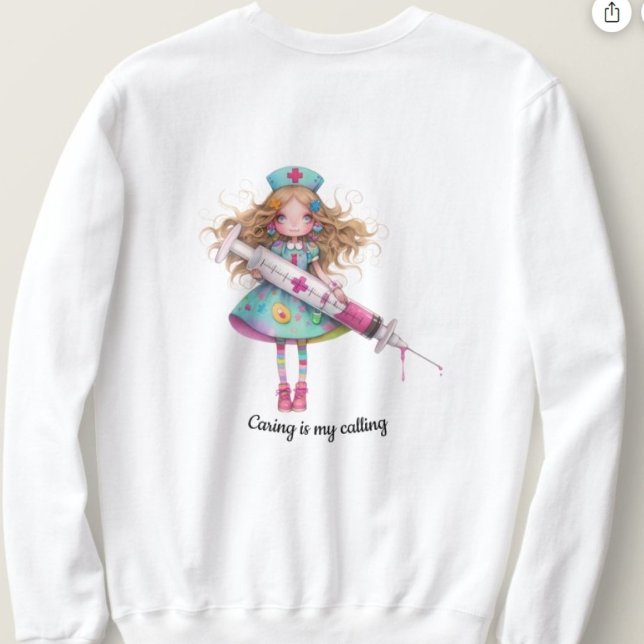 Kindness Is My Calling – Nurse Sweatshirt (Creator Uploaded)