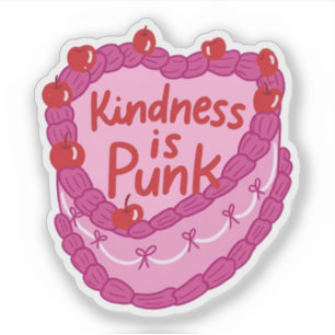 Kindness Is Punk Heart Cake Cute Alternative