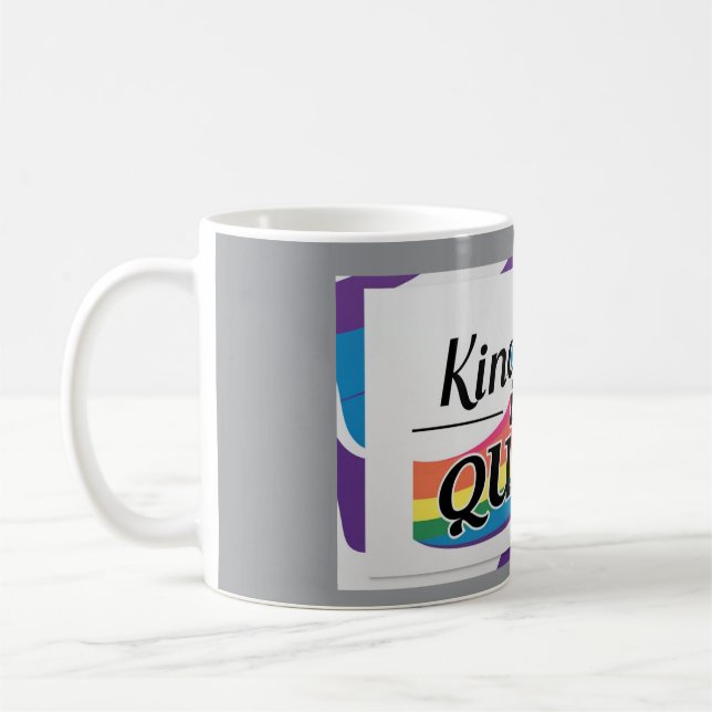 Kindness is Queer – Designed by ShelloCB Coffee Mug (Left)