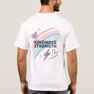 Kindness Is Strength Positive Quote Minimalist Typ T-Shirt