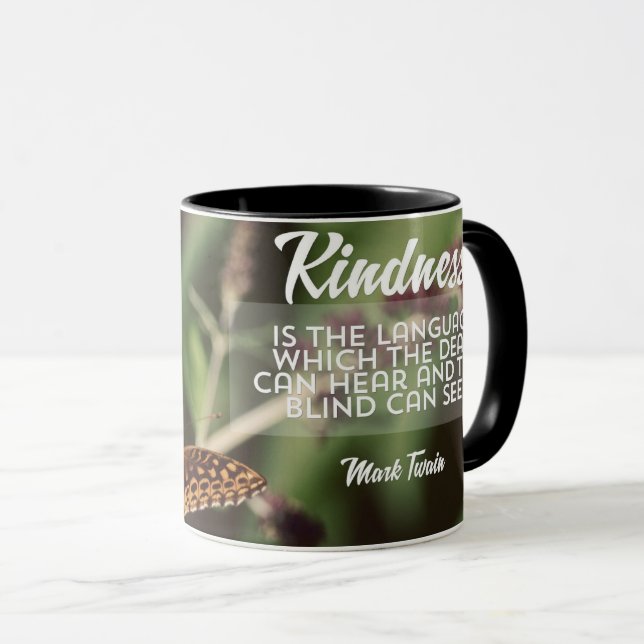 Kindness Is The Language Mug (Front Right)