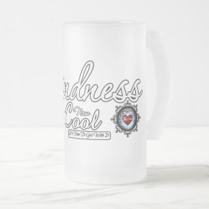 Kindness Is The New Cool Frosted Glass Beer Mug