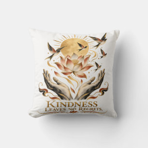 Kindness Leaves No Regrets Dhammapada Cushion