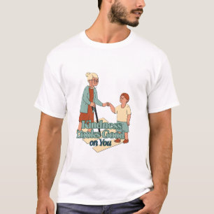 Kindness Looks Good On You T Shirt design Quote