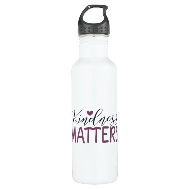 Kindness matters 710 ml water bottle (Front)