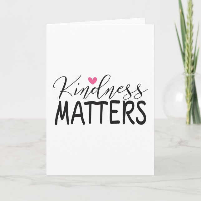 Kindness matters card (Front)