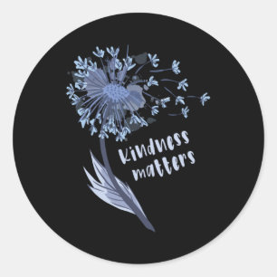 Kindness matters classic round sticker