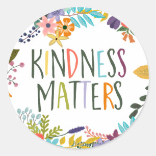 Kindness Matters Classic Round Sticker