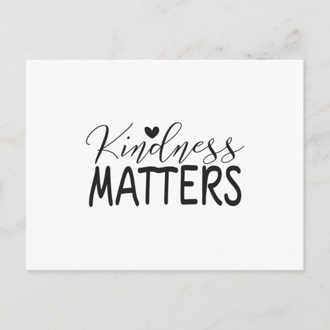 Kindness matters postcard (Front)