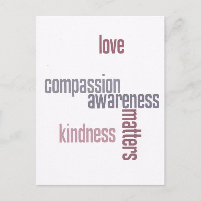 Kindness Matters Postcard (Front)