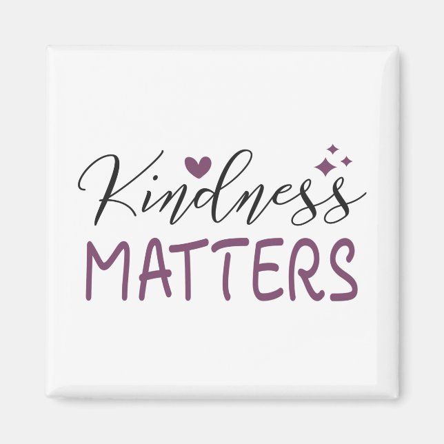 Kindness matters postcard magnet (Front)