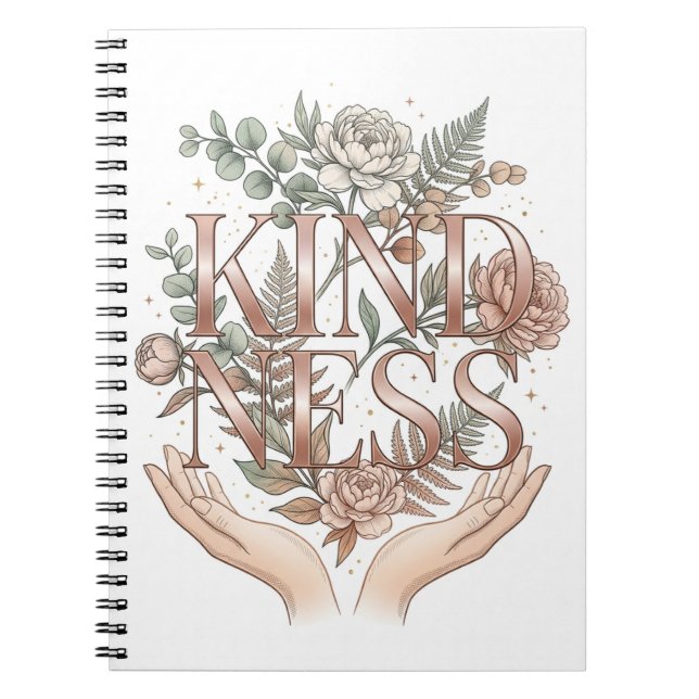 Kindness Matters Rise&Thrive Self Care Notebook (Front)