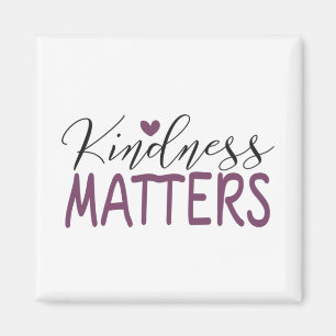 Kindness matters stainless steel water bottle magnet