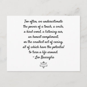 KINDNESS MOTIVATIONAL POSTCARDS