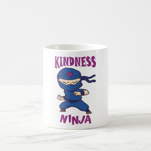 Kindness Ninja, Fight against Bullying Coffee Mug (Center)
