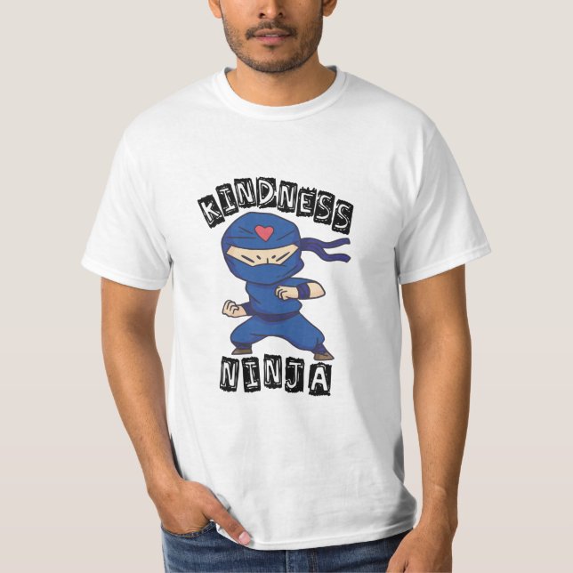 Kindness Ninja, Fight against Bullying T-Shirt (Front)
