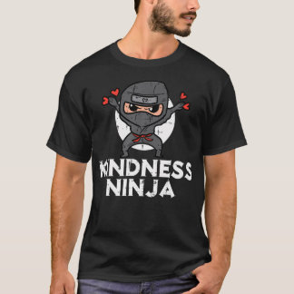 Kindness Ninja Funny Kids Unity Day Orange Anti Bu T-Shirt