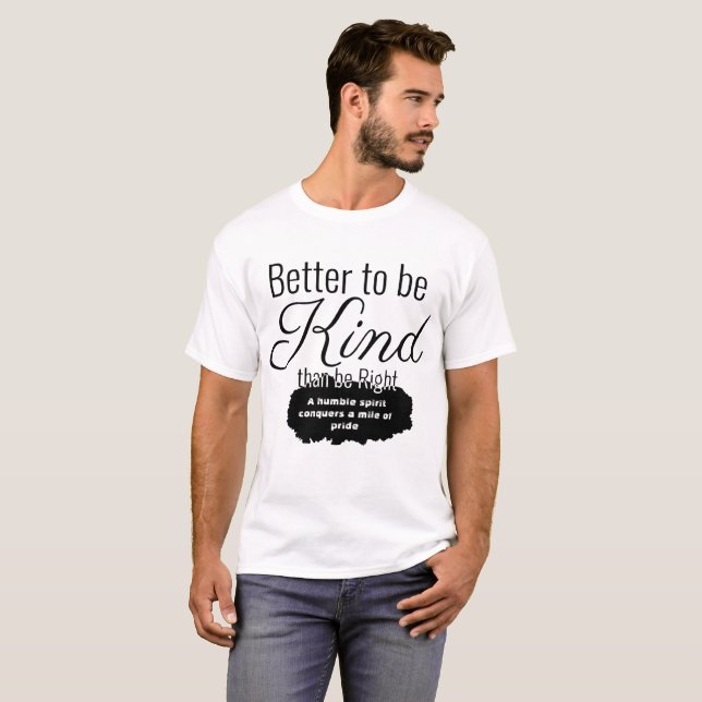 Kindness Over Pride Tee for him (Front Full)