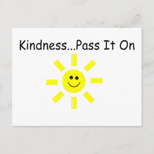 Kindness...Pass It On Postcard