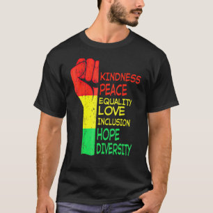 Kindness Peace Equality Human Rights Inclusion Div T-Shirt