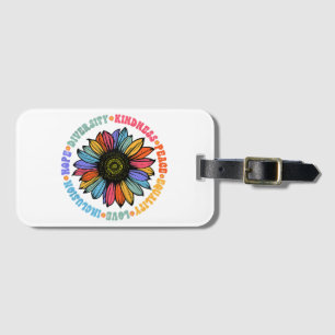 Kindness Peace Equality Love Hope Diversity Human  Luggage Tag