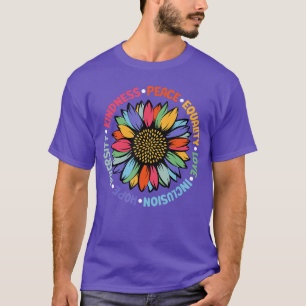 Kindness Peace Equality Love Hope Diversity Human T-Shirt