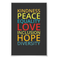 Kindness Peace Equality Love Inclusion  Diversity