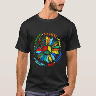 Kindness Peace Equality Love Inclusion Hope Divers T-Shirt