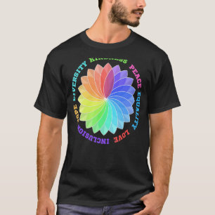 Kindness Peace Equality Love Inclusion Hope Divers T-Shirt
