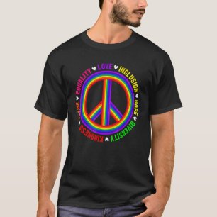 Kindness Peace Equality Love Inclusion Hope Divers T-Shirt