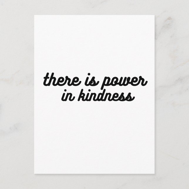 Kindness Power  Postcard (Front)