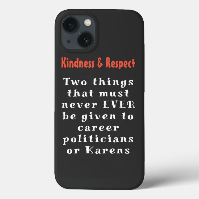 Kindness & Respect Case-Mate iPhone Case (Back)