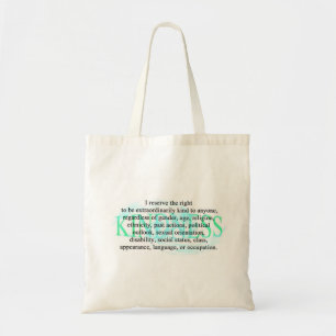 'Kindness' reusable shopping bag