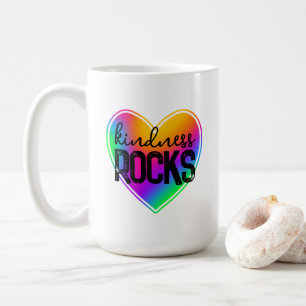 Kindness Rocks Rainbow Coffee Mug
