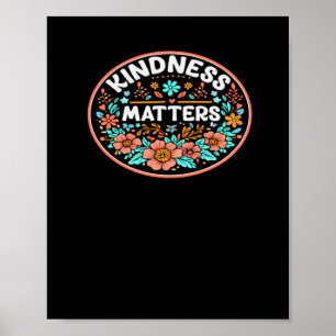 Kindness S Be Kind Bee Kind Floral Flowers Sticker Poster