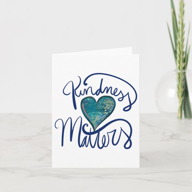 Kindness S Sticker27  Card (Front)