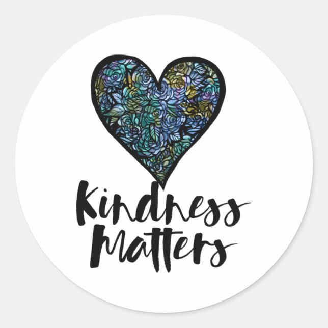 Kindness S Sticker7  Classic Round Sticker (Front)