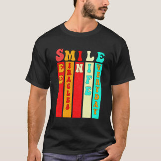Kindness Sharing Smiles Inspirational Quote T-Shirt
