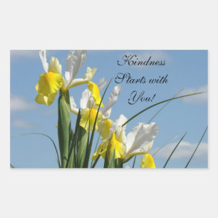 Kindness starts with You! stickers Blue Sky Irises