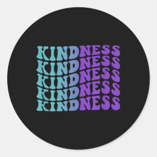 Kindness, Suicide Prevention Awareness Classic Round Sticker
