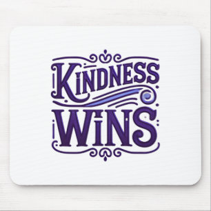 Kindness Wins Sticker Mouse Mat