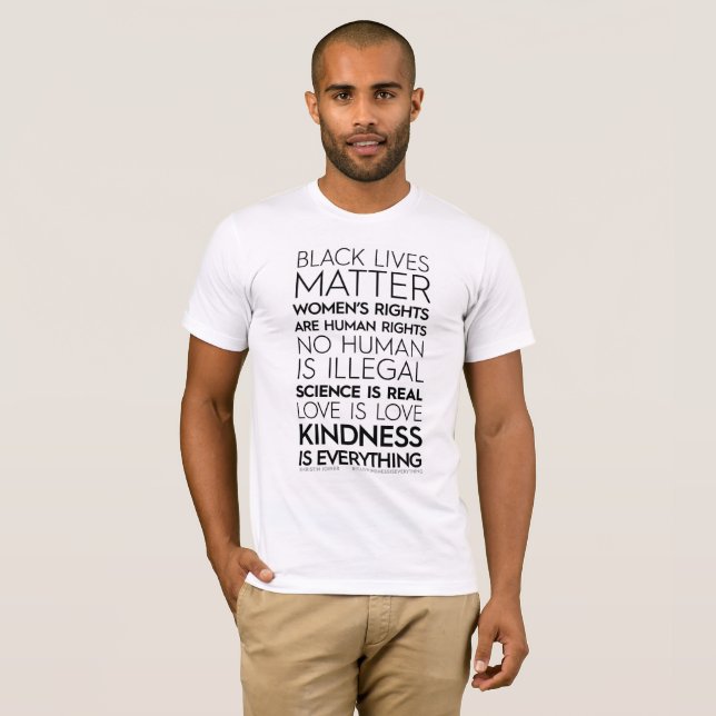 #KindnessIsEverything Men's Basic Bella Canvas T-Shirt (Front Full)