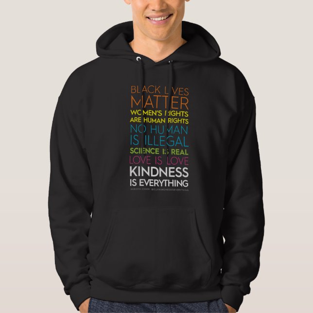 #KindnessIsEverything Men's Hoodie (Front)