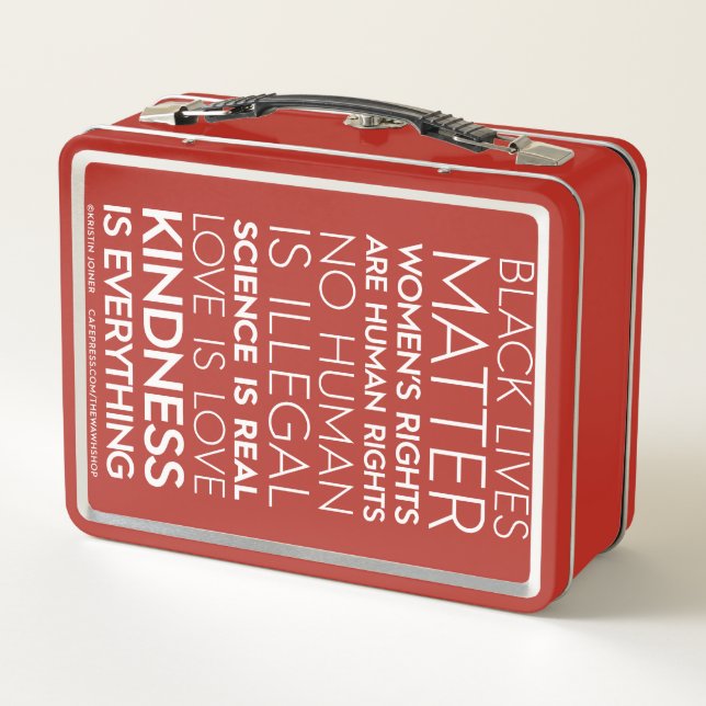 #KindnessIsEverything Metal Lunchbox (Back)