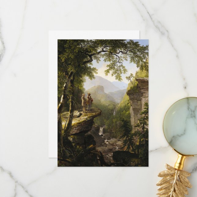 Kindred Spirits, 1849 by Asher Brown Durand Thank You Card (Front/Back In Situ)