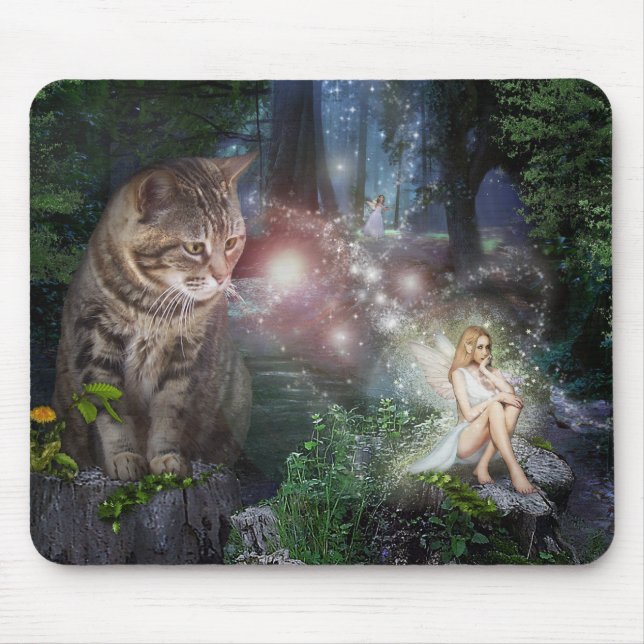 Kindred Spirits 🧚‍♀️😽 Mouse Mat (Front)